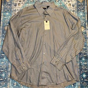 🆕VAN HEUSEN STUDIO Men’s Dress Shirt, Size X Large